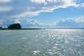 Nero lake and Rozhdestvensky island in Rostov The Great Royalty Free Stock Photo