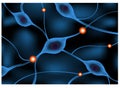 Nerve system sending a signal graphic animation / Neuron