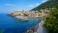 Nervi is a former fishing village now a seaside resort of Genoa in Liguria region of Italy Royalty Free Stock Photo