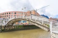 NerviÃ³n river overlooking the urban area of ??Bilbao-Basque country-Spain