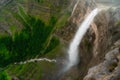 Nervion river source and waterfall Royalty Free Stock Photo