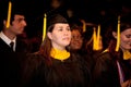 Nervous Graduates on Graduation Day