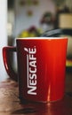 Nescafe coffee mug (red)