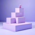 Lilac Cubes for Product Display