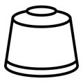 Nespresso capsule icon, outline style