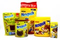 NESQUIK Chocolate Powder. Nesquik is a brand of products made by NestlÃÂ©