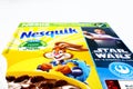 NESQUIK Cereals box for the movie STAR WARS The Rise of Skywalker