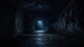 ness dark tunnel Royalty Free Stock Photo