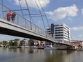 The Nesse bridge in Leer, Germany