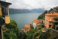 Nesso Italy from Above Looking over Lake Como