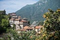 Nesso skyline, Como Lake, Italy Royalty Free Stock Photo