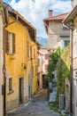 Scenic sight in Nesso, beautiful village on Lake Como, Lombardy, Italy. Royalty Free Stock Photo