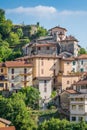 Scenic sight in Nesso, beautiful village on Lake Como, Lombardy, Italy. Royalty Free Stock Photo