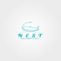 Nest logo template, vector logo for business corporate, sign or symbol, element, illustration