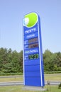 Neste gas station, Logo and gas prices Royalty Free Stock Photo