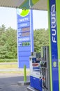 Neste gas station, Logo and gas prices Royalty Free Stock Photo