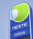 Neste gas station Royalty Free Stock Photo