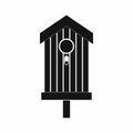 Nesting box icon, black simple style Royalty Free Stock Photo