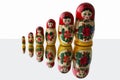 Nesting dolls Royalty Free Stock Photo