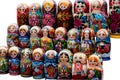 Nesting Dolls or Matreshki Royalty Free Stock Photo