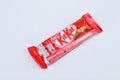 Nestle kit kat chocolate bar Royalty Free Stock Photo