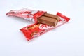 Nestle kit kat chocolate bar Royalty Free Stock Photo