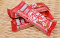 Nestle kit kat chocolate bar Royalty Free Stock Photo