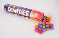 Nestle Smarties Christmas Design Tube Royalty Free Stock Photo