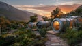 Nestled in a mountainous region these pod hotels offer guests a tranquil escape where they can sleep under a blanket of