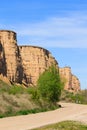 Mountain ridge of Alcolea de Cinca in Spain Royalty Free Stock Photo