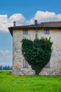 Old farmhouse in the countryside of Emilia Romagna, Italy Royalty Free Stock Photo