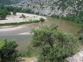 Nestos river near Xanthi Thrace Greece Royalty Free Stock Photo
