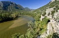 Nestos river at Thrace, Greece Royalty Free Stock Photo