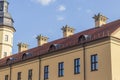 Nesvizh, Belarus - 08.23.2023 - Shot of the well know architectural landmark , Radzwill castle. History