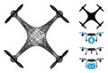 Net Airdrone Vector Mesh