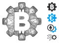 Net Bitcoin Development Gear Vector Mesh