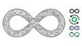 Net Infinity Vector Mesh Royalty Free Stock Photo