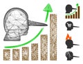 Net Liar Hyip Chart Vector Mesh Royalty Free Stock Photo