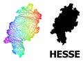 Net Map of Hesse State with Spectral Gradient