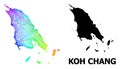 Net Map of Koh Chang with Spectrum Gradient