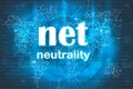 Net neutrality abstract background Royalty Free Stock Photo