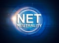 Net neutrality concept Royalty Free Stock Photo