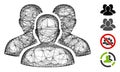 Net User Group Vector Mesh Royalty Free Stock Photo