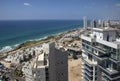 Netanya, Israel, view of the new modern district Royalty Free Stock Photo