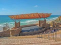 Netanya`s Amphitheater above the Mediterranean Sea in the resort city of Netanya, Israel