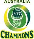 Netball Ball Hoop champions Australia