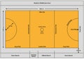 Netball court dimensions in meters