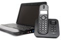 Netbook and decked telephone