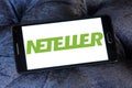 Neteller electronic bank logo Royalty Free Stock Photo