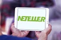 Neteller electronic bank logo Royalty Free Stock Photo